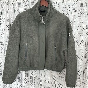 Vuori Cozy High Pile Fleece Jacket Forest Green Small